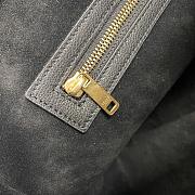 Fortok Celine Meo Bag In Supple Calfskin Black 119353 36x12x33cm - 3