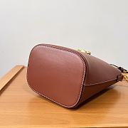 Fortok Celine Small Bucket Bag Brown 119173 19x16x12cm - 5