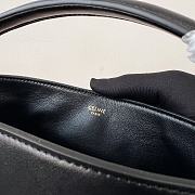 Fortok Celine Small Bucket Bag Black 119173 19x16x12cm - 3