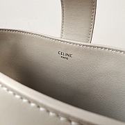 Fortok Celine Small Bucket Bag White 119173 19x16x12cm - 2