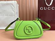 Fortok Gucci Blondie Shoulder Bag Green 815700 21.5x11x8cm - 1