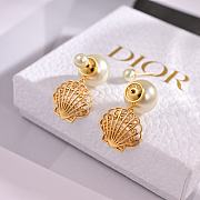 Fortok Dior Shell Pearl Earrings - 1
