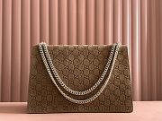 Fortok Gucci Dionysus Large Shoulder Bag Brown Suede 795003 42x28x12cm  - 5