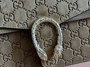 Fortok Gucci Dionysus Large Shoulder Bag Brown Suede 795003 42x28x12cm  - 4