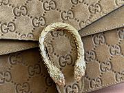 Fortok Gucci Dionysus Small Shoulder Bag Brown Suede 818145 27.5x16x8cm - 5