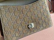 Fortok Gucci Dionysus Mini Top Handle Bag Brown Suede 813399 29.5x20x10.5cm - 4