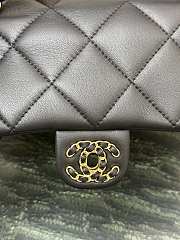 Fortok Chanel 25C Braided Knot Bag Dark Brown 10.5×18×7cm - 5