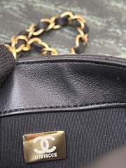 Fortok Chanel 25C Braided Knot Bag Dark Brown 10.5×18×7cm - 3