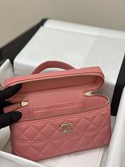 Fortok Chanel 25C Box Bag Pink 17×19.5×5cm - 2