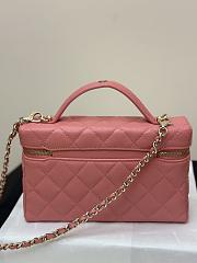Fortok Chanel 25C Box Bag Pink 17×19.5×5cm - 5