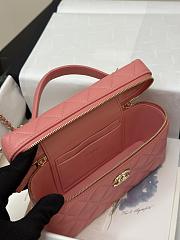 Fortok Chanel 25C Box Bag Pink 17×19.5×5cm - 6