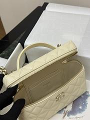 Fortok Chanel 25C Box Bag White 17×19.5×5cm - 4