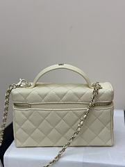 Fortok Chanel 25C Box Bag White 17×19.5×5cm - 2