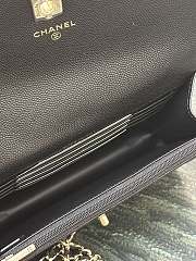 Fortok Chanel 25C Top Handle Bag in Black 14x18x3cm - 6