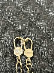 Fortok Chanel 25C Top Handle Bag in Dark Brown 14x18x3cm - 3