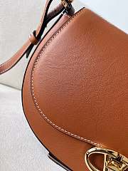 Fortok Valentino Garavani Ohval Small Shoulder Bag In Brown Nappa Calfskin 26x13x6.5cm - 5