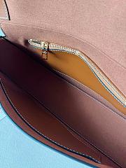 Fortok Valentino Garavani Ohval Small Shoulder Bag In Brown Nappa Calfskin 26x13x6.5cm - 4