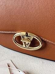 Fortok Valentino Garavani Ohval Small Shoulder Bag In Brown Nappa Calfskin 26x13x6.5cm - 3