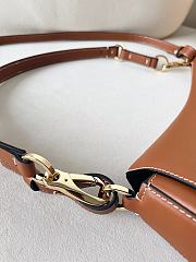 Fortok Valentino Garavani Ohval Small Shoulder Bag In Brown Nappa Calfskin 26x13x6.5cm - 2