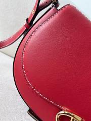Fortok Valentino Garavani Ohval Small Shoulder Bag In Red Nappa Calfskin 26x13x6.5cm - 3