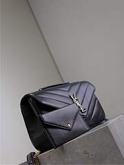 Fortok Saint Laurent Lou Lou Bag Black 801439 29x17x8cm - 3