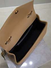 Fortok Saint Laurent Lou Lou Bag Beige 801439 29x17x8cm - 2