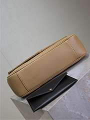 Fortok Saint Laurent Lou Lou Bag Beige 801439 29x17x8cm - 4
