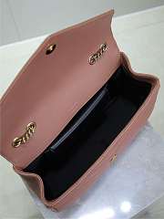 Fortok Saint Laurent Lou Lou Bag Brown 801439 29x17x8cm  - 2