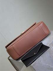 Fortok Saint Laurent Lou Lou Bag Brown 801439 29x17x8cm  - 3