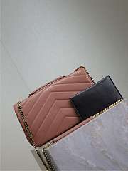 Fortok Saint Laurent Lou Lou Bag Brown 801439 29x17x8cm  - 5