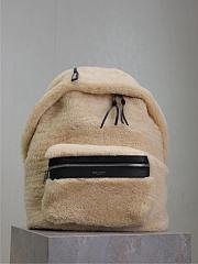 Fortok Saint Laurent Lambswool Backpack 534967 26x35x16cm  - 1