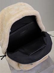Fortok Saint Laurent Lambswool Backpack 534967 26x35x16cm  - 6