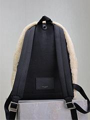 Fortok Saint Laurent Lambswool Backpack 534967 26x35x16cm  - 2