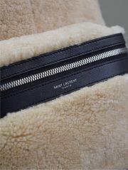 Fortok Saint Laurent Lambswool Backpack 534967 26x35x16cm  - 3