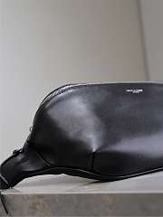 Fortok Saint Laurent Black Calfskin Belt Bag 505671 26x12.5x7.5cm  - 3