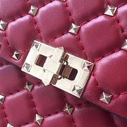 Fortok Valentino Garavani Rockstud Spike Bag Red 30x20x9cm - 3