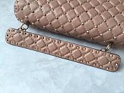 Fortok Valentino Garavani Rockstud Spike Bag Beige 30x20x9cm - 2