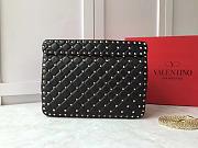 Fortok Valentino Garavani Rockstud Spike Bag Black 30x20x9cm - 5