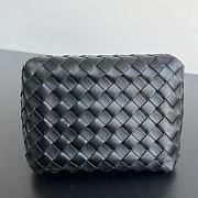 Fortok Bottega Veneta Small Parachute Bag Black 817175 21x17x16.5cm - 5