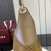 Fortok Gucci B Medium Shoulder Bag Brown 815924 49x46x4cm - 5