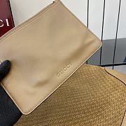 Fortok Gucci B Medium Shoulder Bag Brown 815924 49x46x4cm - 3