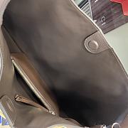 Fortok Gucci B Medium Shoulder Bag Dark Brown 815924 49x46x4cm - 5