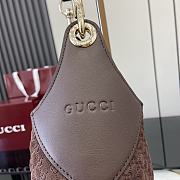 Fortok Gucci B Medium Shoulder Bag Dark Brown 815924 49x46x4cm - 3