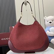 Fortok Gucci B Medium Shoulder Bag Red 815924 49x46x4cm - 1