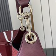 Fortok Gucci B Medium Shoulder Bag Red 815924 49x46x4cm - 5