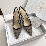 Fortok Dior Sparkling Galaxy Slingback Black  - 1