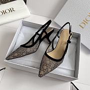 Fortok Dior Sparkling Galaxy Slingback Black  - 6