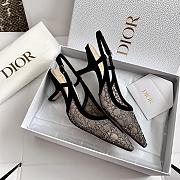 Fortok Dior Sparkling Galaxy Slingback Black  - 2