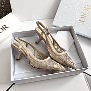 Fortok Dior Sparkling Galaxy Slingback Beige - 6