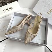 Fortok Dior Sparkling Galaxy Slingback Beige - 5